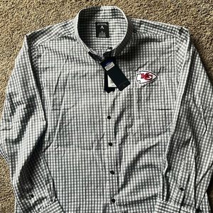 Kansas City Chiefs men’s button down shirt
